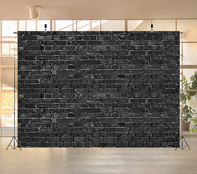 Black Brick Backdrop