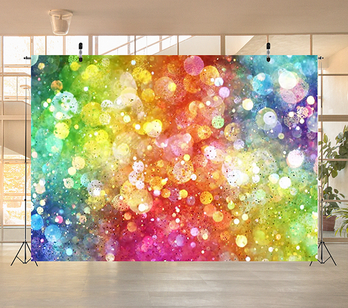 Rainbow Twinkle Backdrop