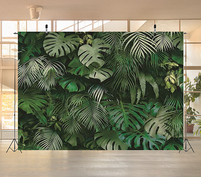 Tropical Leaves Backdrop